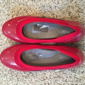Ja-Vie True Red Flats